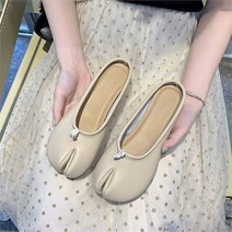 [시스터즈] 여자 나막신 감성 발가락 절개 타비뮬슈즈