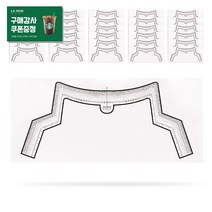 제시 SMP 디자인스티커 30개입 / 일회용 눈금자 굴곡자 두피문신 반영구화장 재료, 30매입