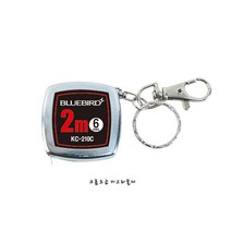 키고리줄자 210C 2미터 6MM 크롬도금