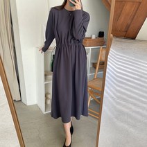 마이시즌 여성용 원데이 스트링 박시 원피스