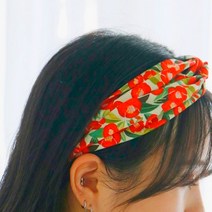 면20수 평직원단 110CM 소폭 기분좋은 동백꽃정원