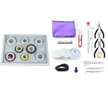 세공 금속 공예 금 보석 쥬얼리 DIY 팔찌 디자인 플레이트 비즈 테이블 크기 다이얼 측정 제작 도구 포함, 1 set