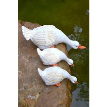 오리 연못 조경 장식 조형물 모형 야외 장식품, F 형 오리 조형물