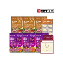 [간+눈건강]일양약품 프라임 밀크씨슬 플러스 3박스(3개월분) + 프라임 루테인 플러스 3박스+쇼핑백 증정
