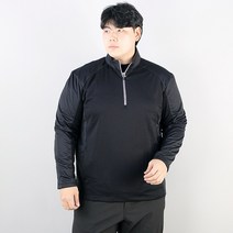 남자큰옷 PGA 골프반짚업자켓 FW 기능성 기모(블랙)-직수입 빅사이즈 PG138078