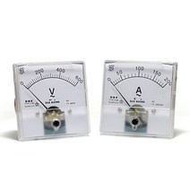 대붕이엔씨 암페어/5~300A 볼트/600V 메타 각형 80x80mm, 볼트메타, 600V