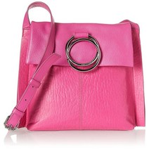 Vince Camuto Livy 라지 크로스바디 범용 그레이, Shocking Pink