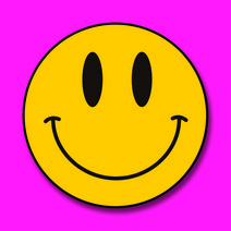 풀필 스마일 대형 빅스티커, 01_아웃라인스마일 20cm x 20cm