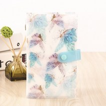 사진첩만들기 제작 포토머그컵 슬롯 간단한 보관 앨범 스티커 작은 정렬 네일 아트 꽃 책 커버 홀더 정리 액세서리, 1.blue