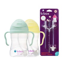 비박스 [비박스] 빨대컵 240ml 2개+리필세트 1개, 디즈니-밤비:디즈니-미니