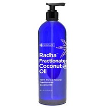 Radha Beauty Castor Oil 16oz 100% Pure Cold Pressed Hexane Free Stimulate Growth for Eyelashes, Coconut