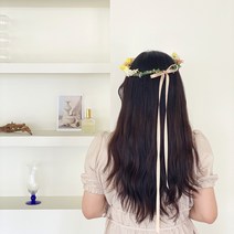 페이퍼가든 플라워 리스 화관 셀프 웨딩 스냅 촬영 행잉 소품 부케 파티용품 장식 조화, 벨플라워 리스 화관