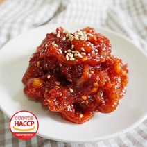 속초젓갈 저염발효 쫄깃한 오징어젓갈 밑반찬, 500g