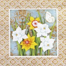 파스텔크래프트 IHR 냅킨아트 768500 PRETTY SPRING 냅킨20매 33x33cm 0175, 20매입, 혼합색상