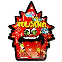 볼케이노 톡톡 캔디 딸기 콜라향 15g 수입 팝핑 사탕 간식, 10개