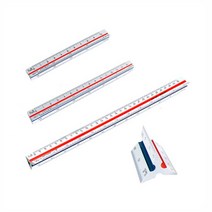 우찌다 삼각 스케일자 10cm / 제도용품 / 제도자