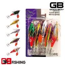 [09피싱]GB 타코마루 블레이드 베이직버전 틴셀3세트 5세트 오징어 문어 쭈꾸미 루어 에기, 베이직버전 틴셀5세트