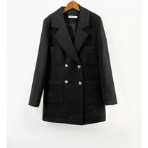 RM 트위드자켓 가을 겨울 여성용 베이지 트위드 재킷 라펠 작은 향수 탑 중간 길이 코트 봄 및