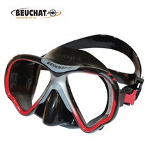 부샤(BEUCHAT) 부샤 마스크 뷰맥스2HD, 레드