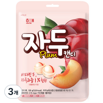 해태제과 자두 캔디 130g 3개, 9개