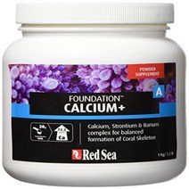 Red Sea Fish Pharm ARE22017 Reef Foundation Calcium/Strontium Supplement-A for Aquarium 1kg null, 1