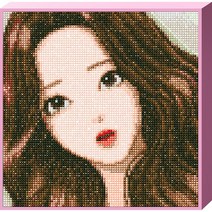 여신강림 주경 (캔버스) 보석십자수 25x25/캐릭터보석십자수 SS//+221118, C심스닷컴 본상품선택