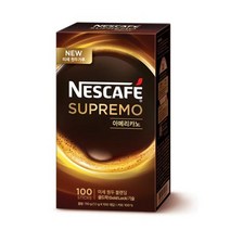 네스카페 수프리모블랙 무설탕 110g 1.1g x 100T