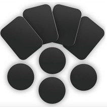 마그네틱 자석 메탈 플레이트 거치대 철판 유광, 원형CM001403