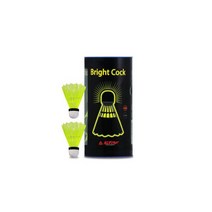 스타 발광 LED 배드민턴 브라이어트 셔틀콕 2개입, 스타 발광 LED 배드민턴 브라이