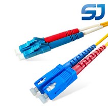 광점퍼코드 SC LC SM 싱글 모드 광 패치코드 30M, 1개