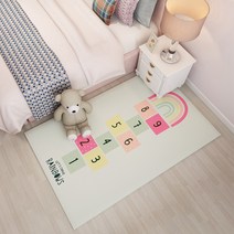 사방치기매트 땅따먹기매트 사각 놀이 러그 어린이집 카페트 거실 공주 침대 옆 러그