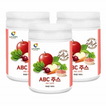 뉴트로웨이 ABC주스 사과 비트 당근 국내산 혼합분말 피부미용 체지방개선 비타민A 황제 사계절 건강주스 순수원료 온가족 간식차 식사대용 식이섬유 각종 식품첨가물 조합레시피 가족선물, 3통, 230g