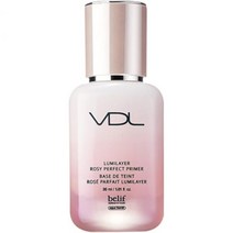 VDL (브이디엘) 핑크 톤 업 루미 레이어 로지 퍼펙트 프라이머 메이크업 베이스 윤기 피부 톤업 촉촉하게 마무리 다기능 올인원 30ml 일본 공식 432332, 프라이머 30ML