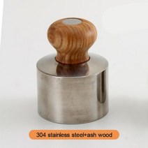 가죽 펀칭기 수동 공예 도구 스테인레스 핸드 프레스 타운 내구성 펀치 쉐이핑 조각, Ashwood, Ashwood