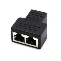 Splitter Ethernet RJ45 Cable Adapter 1 Male To 2/3 Female Port LAN Network Connector Wire Ethernet R, 01 1 to 2