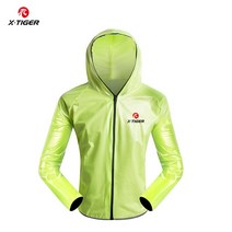 X-TIGER 2022 방수 사이클링 자켓 UPF30 + MTB 자전거 비옷 야외 스포츠 유니폼, 06 Primary Green