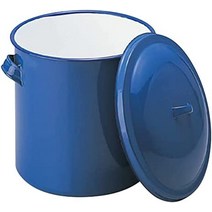 노다호로 법랑 탱크 16cm 블루 일본제 akt16016