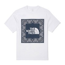 [노스페이스] 빅 로고 반다나 반팔 라운드 티셔츠 NT7UN29