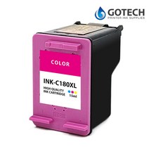 삼성 INK-M180XL/C180XL 재생잉크 4배용량 SL-J1660 J1663 J1665 J1770FW, 삼성 INK-C180XL 컬러 재생잉크 4배용량