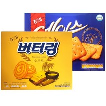 해태제과 버터링 302g + 에이스 364g, 1세트
