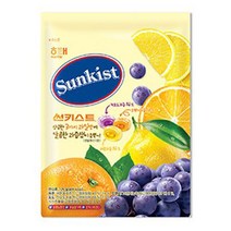 썬키스트 125g 3개 달콤한 간식 캔디 과자 모음