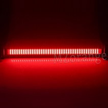 LED Fso 플래시 스트로보 스코프 앞 유리 80 Led 경고등 자동차 점멸 소방관 경찰 비콘 트럭 조명 밝은, 02 red