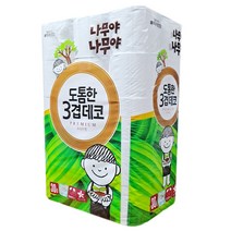 나무야나무야 도톰한 3겹 데코 롤화장지 30m, 30롤, 1팩