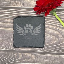 묘비 비석 맞춤형 애완동물 기념석 개 이름 및 사형 날짜 묘소 마커 플라크 분실 선물