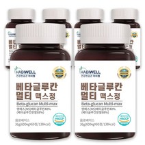 하비웰 베타글루칸 멀티맥스정 600mg X 60정, 6개