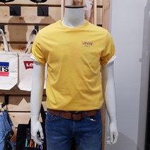 [리바이스] 남여공용 스몰로고 반팔 면 100% 티셔츠 NC순천점