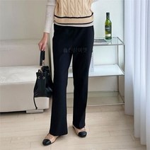 다잇템 여자 나팔 허리 와이드밴딩 임산부 슬랙스 (9239247)