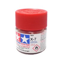 (81507) 타미야 아크릴 도료 X-7 레드 유광 10ml