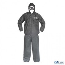 가드맨 작업복 보호복 방진복 분진작업복 1EA PP 2XL 위생복 안전복 투피스 회색, 단품, 상세페이지 참조