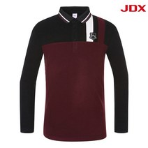 [JDX] 남성 절개 배색 포인트 카라티셔츠(X2RWTLM15BK)